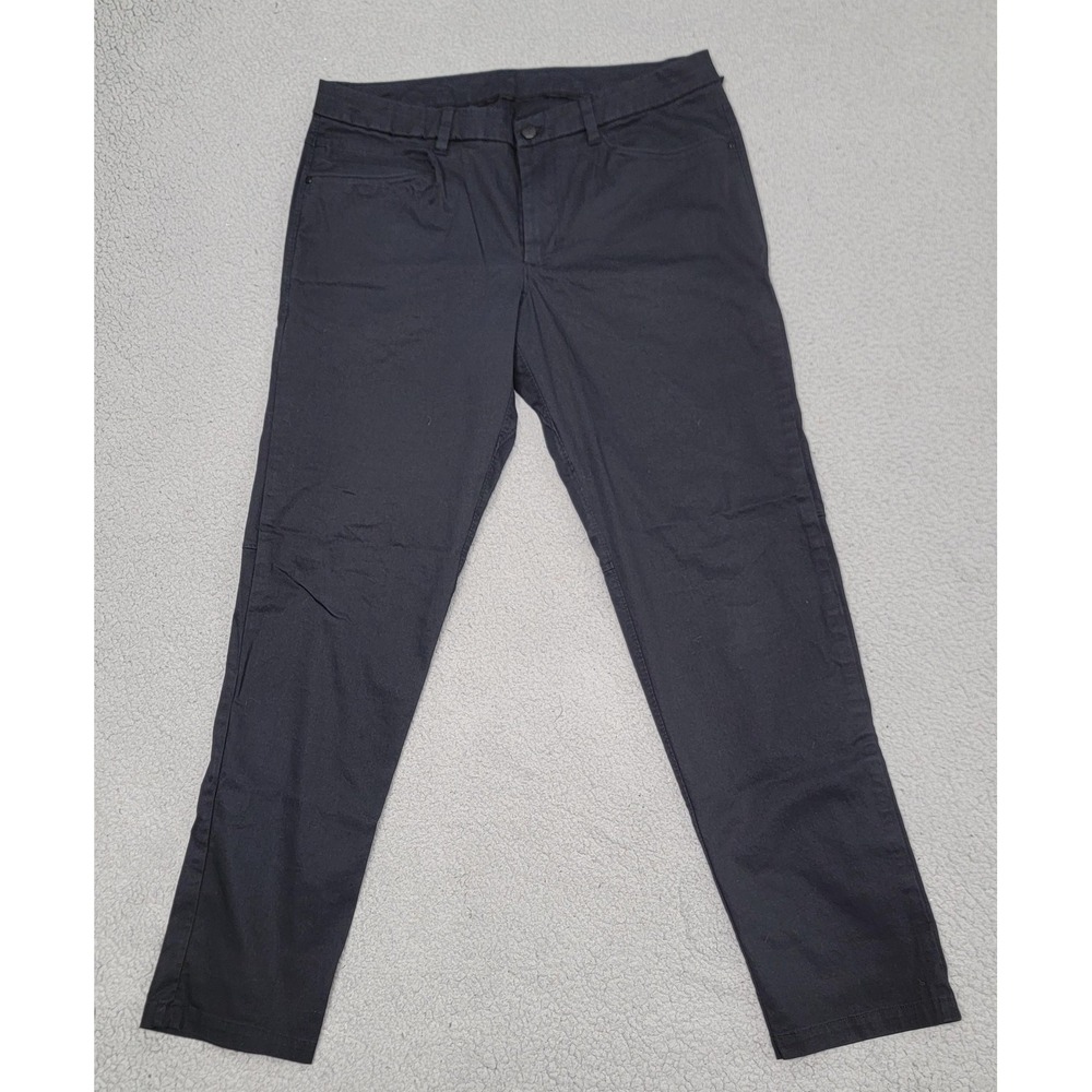 Lululemon Pants Mens 34x30 Black ABC Slim Fit 5-Pocket Chino Stretch Warpstreme